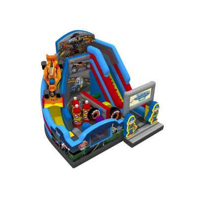 China New Popularity Huge Inflatable Racing Car Slide Jumping Bouncy Car Inflatable Trampoline Park Customize Accepted for sale