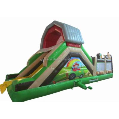 China 2023 Factory Outlet Farm Slide Inflatable Farm Animals Challenge Inflatable Obstacle And Climbing Customize Accepted for sale