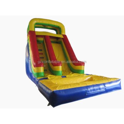 China Best0.55mm Fireproof Trapaulin+1000D PVC Innerial Baffle Commercial Inflatable Slide,Customized Water Slide For Kid Jumper Bouncy Jump Castle for sale