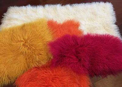 China Mongolian Sheepskin Rug Home Fashion Decorative Throw Long curly sheepskin fur for sale