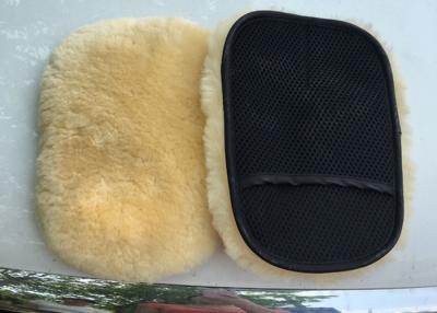 China Extra Thick Single Sided Car Polishing Mitt Gentle Surface Without Washing Marks for sale