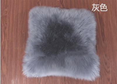 China Square Long Fluffy Lambswool Seat Cushion Comfortable For Car Back Seat for sale