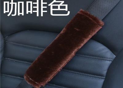 China Handmade Anti Slip Shearling Seat Belt Cover For Toddlers Comfortable for sale