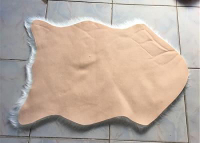 Cina Coperta lanuginosa della pelliccia del Faux del salone domestico, coperta di area bianca della pelliccia del Faux di anti slittamento  in vendita