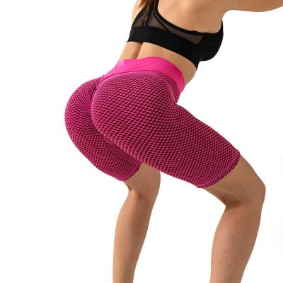 China High Waist Breathable Outdoor Running Sports Pants Fast Shipping Belly And Hip Yoga Short Pants for sale