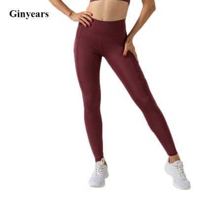 China High Quality Nylon Material Pantswomen Breathable Pants Bulge Lift Women Yoga Pants Gaiters for sale