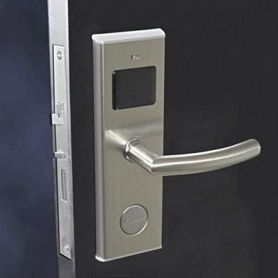 China Card Key Electronic Smart Hotel Lock Hotel Door Handle Contactless Lock L5215-M1 for sale