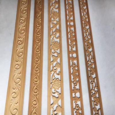 China Traditional Carved Decorative Wooden Moldings Chair Rail Moldings for sale