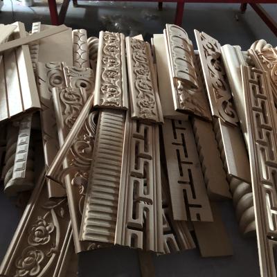 China EUROPEAN Decorative Carved Wood Moldings Interior Decoration Strip Molding for sale