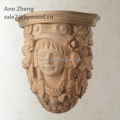 China Traditional Person Woman Brace Girl Head Wooden Braces for sale