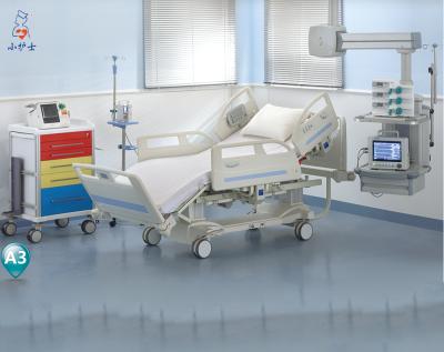 China EURO DA-7(A3) metal design EN60601-2-52 multifunctional electric extended bed bariatric hospital bed with chair cardiac position for sale