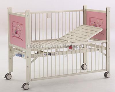 China B-35-2 metal cartoon children children hospital beds, pediatric medical beds for sale for sale