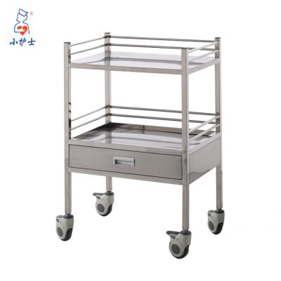 China F-21 Trolley for Appliances, Hospital Dressing Stainless Steel Medical Trolley for Medical Instruments Stainless Steel Free Spare Parts for sale