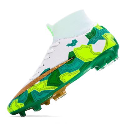 China Fashion\Comfortable\Durable Soccer Boots 2022 High Quality Hot Sale Ankle Professional Training Boys Spike Soccer Shoes FG CR7 Superfly Outdoor Soccer Shoes for sale