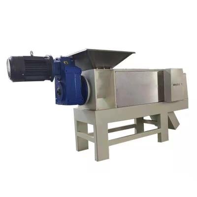 China Hotels Screw Propelled Extrusion Chicken Feather Pulp OCC Waste Paper Waste Recycling Dewatering Machine for sale