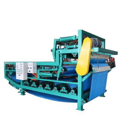 China Garment Shops Waste Recycling Machine Full Automatic Biological Sludge Belt Press Filter Press Dewatering Machine for sale