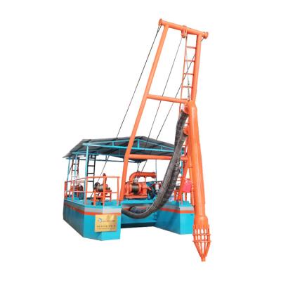 China Sand Dredger Diesel Engine 220Hp River Sand Mining Equipment Small Pond Dredging Equipment for sale