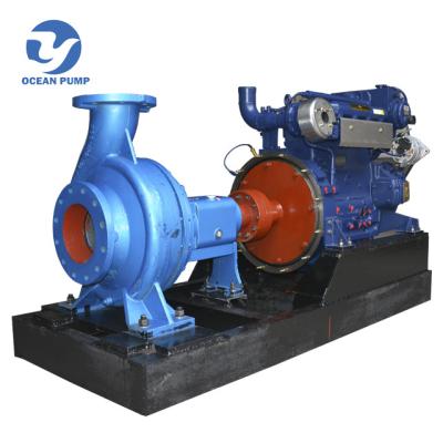 China Clean water diesel engine centrifugal water pumps for sale for sale