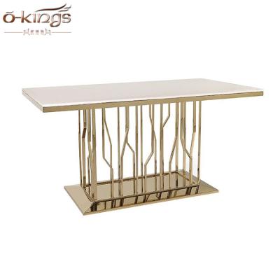 China CONSOLE TABLE and Console Support Stone Metal Base Top Table for sale