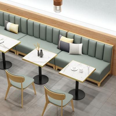 China Contemporary Wholesale Cheap Safety Softwood Chair Restaurant Leather Dining Sofa, Restaurant Booth for sale