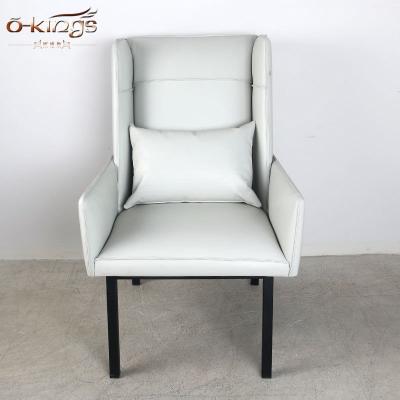 China Southwestern Luxury European Modern Design Elegant White Leather Dining Chair Sets Of 6 Chairs Hotel Restaurant Furniture Dining Chairs for sale