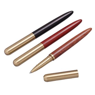 China Office & School Pen Wholesale China Supplier OEM Metal Wooden Rollerball Fine Writing Pen for sale