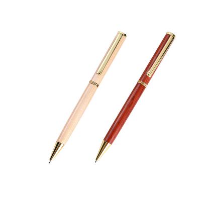 China 2021Customized Logo Office Pens Promotional Eco-friendly Office Pens Bamboo Gel Ball Pens Wooden Pen For Business Writing for sale