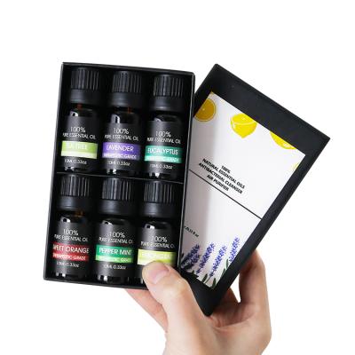 China Essential Pure Natural Tea Tree Eucaluptus Peppermint Lavender Gift Kinscoter 100% Essential Oils Diffuser Set Essential Oil for sale