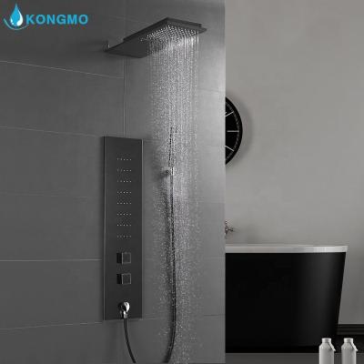 China Without Sliding Bar Wall Mounted SPA Multifunction Shower Panel In Shower Room for sale