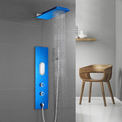 China Without Square Slide Bar Shower Sets With Shower Head And Hand Shower for sale