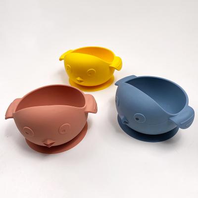 China Wellfine Silicon Dish Eco-friendly Custom Kids Dining For Baby Platos De Bebe Suction Plato De Silicona Para Bebes Other Baby Supplies for sale