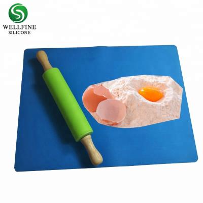 China Viable Silicone Pastry Mat With Measurements Silicone Baking Non-Slip Mat For Pastry Rolling for sale