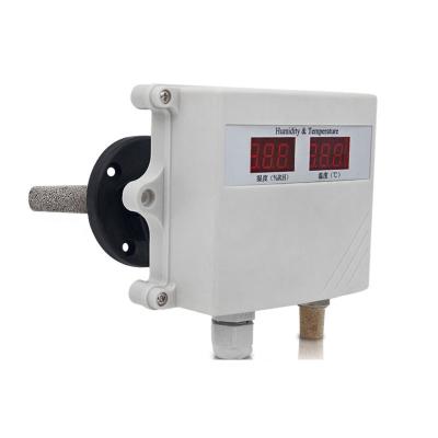 China Industrial Temperature Air Conditioning RS485 Air Duct Temperature Measurement Digital Transmitter for sale