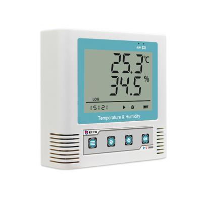 China ABS Plastic USB LCD Temperature Data Logger High Accuracy Background Applicable Wireless Recorder for sale