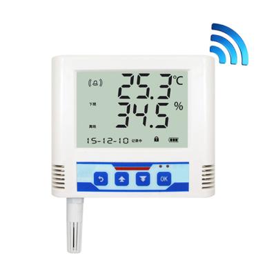 China Digital IoT Temperature Data Logger Temperature Humidity Wireless WIFI Remote Sensor 65000 Readings for sale