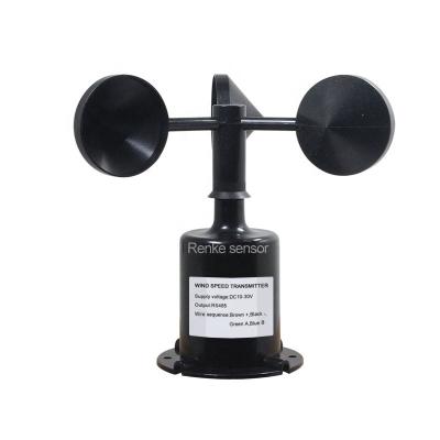 China Wind Power OEM Manufacturer Industrial 24v Output Polycarbonate 3 Cup Wind Anemometer Sensor for sale