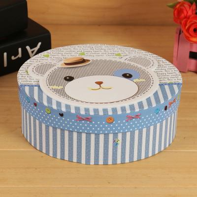 China Recycled Materials Cardboard Paper Packaging How To Make A Round Hat Box for sale