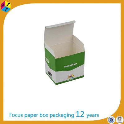 China Recycled Thin Materials Color Printing Cardboard Medicine Packaging for sale