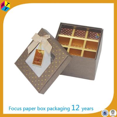 China Recycled Materials Fashion With Dividers Chocolate Box Makers In Pune for sale