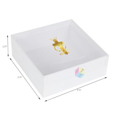 China Recyclable Screen Printing White Packaging Box For Baby Shoes for sale