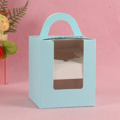 China Wholesale Recyclable PVC Window 12x12x12 Cake Box for sale