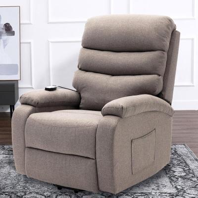 China (Size) Adjustable Electric Chair Lift For Older Furniture Leather Living Room Reclining Sofa for sale