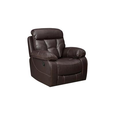 China China Manufacturer Adjustable Furniture Modern (Size) Living Room Chairs Leather Sofas American Style 1+2+3 Recliner for sale