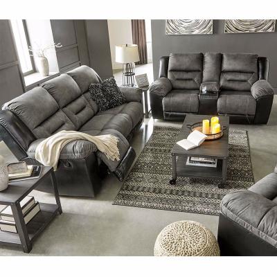 China Living Room Recliner Recliner Storage (Other) Style Adjustable American Leather Sofa Chair Recliner Sectional Sofa Sets Design With Drop Down Table for sale