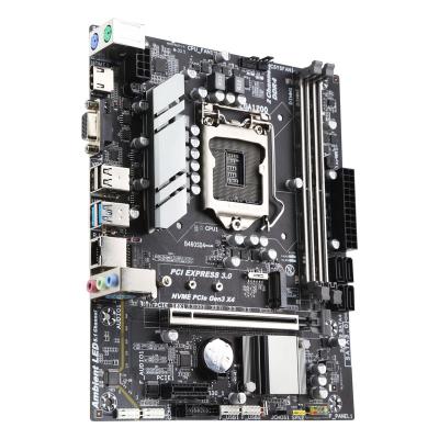 China 10th MATX H410 desktop core motherboard DDR4 M.2 NVME desktop mainboard LGA1200 for sale