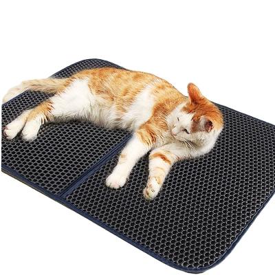 China Viable Best Quality Cat Litter Pad With A Sticky Cat Litter Filter Cartridge With Double-Layer EVA Pet Pad for sale