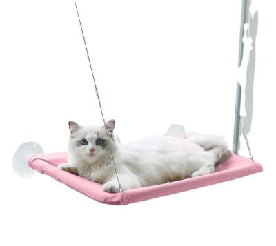 China Drop Stocked Boarding Cat Seat Window Mounted Cat Bed Hammock With Silicone Sucker for sale