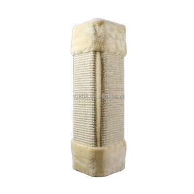 China Sisal Stocked Scratcher Cat Wall Mounted Scratching Post Cat Scratching Board Pad Hanging Protector Pet for sale