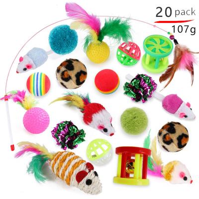 China Stocked Sets of Cat Toy Cat Toys With Catnip Interesting Interactive Toy For Cat Five Plush Style for sale