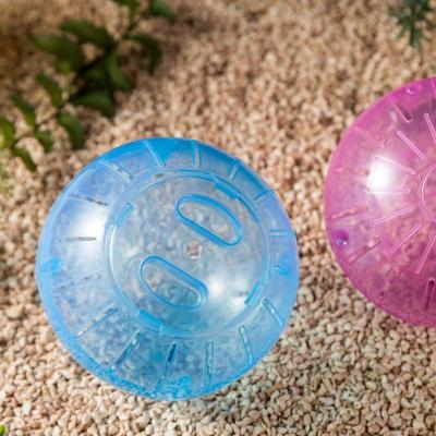 China Small Hamster Fitness Toy Running Animal Running Silent Running Ball Transparent Hamster Ball for sale